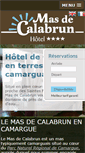 Mobile Screenshot of mas-de-calabrun.fr